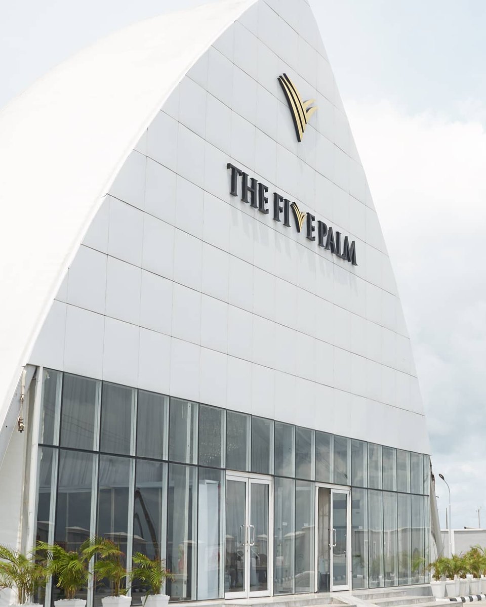 The exterior of The Five Palm event venue, Oniru, Lagos