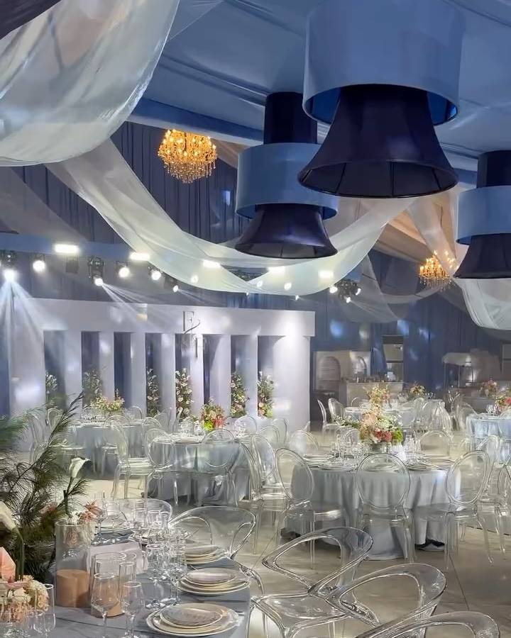 An event set up at The Five Palm, Oniru